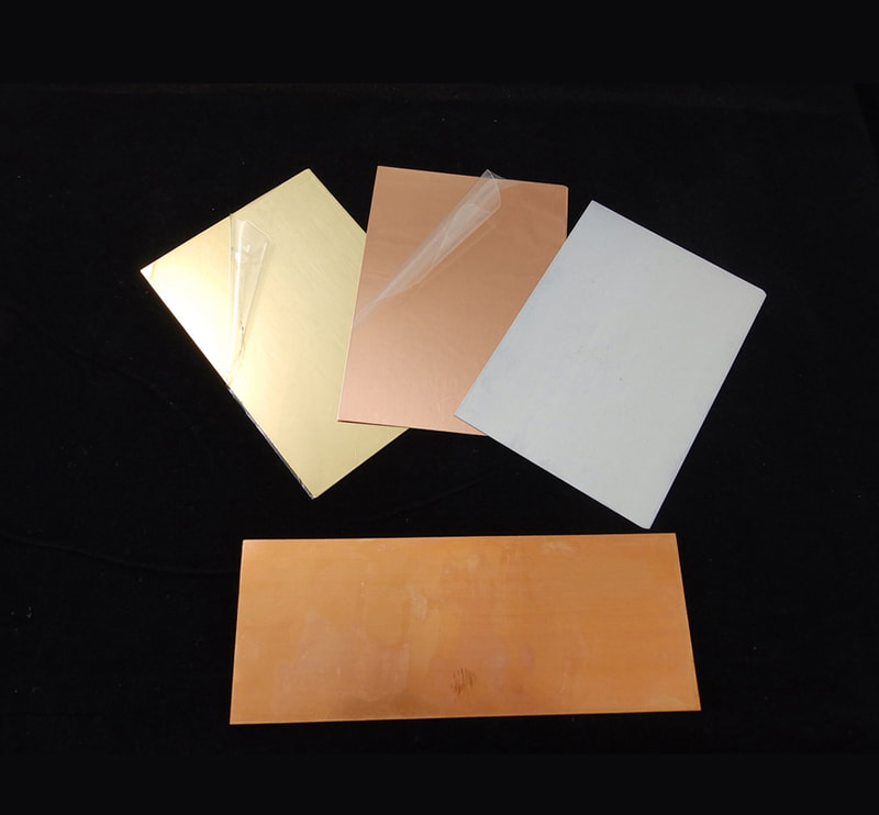 OSSIAN Hull Test Cathodes Panels In Various Materials with Sharp Corners